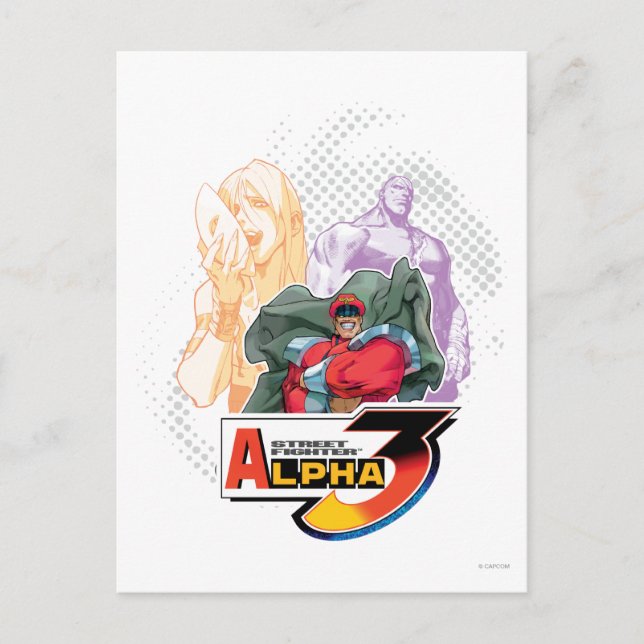 Street Fighter Alpha 3 Shadowloo Postcard (Front)