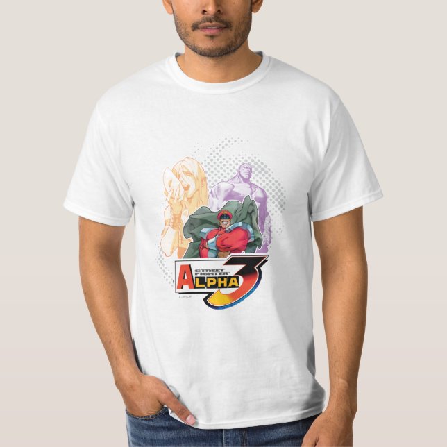 Street Fighter Alpha 3 Shadowloo T-Shirt (Front)