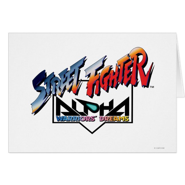 Street Fighter Alpha Logo (Front Horizontal)