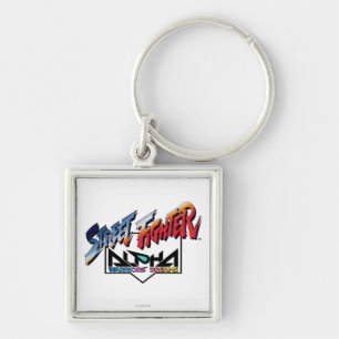 Street Fighter Alpha Logo Keychain