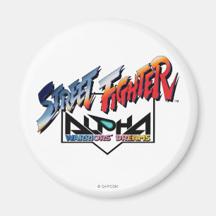 Street Fighter Alpha Logo Magnet
