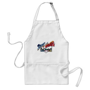 Street Fighter Alpha Logo Standard Apron
