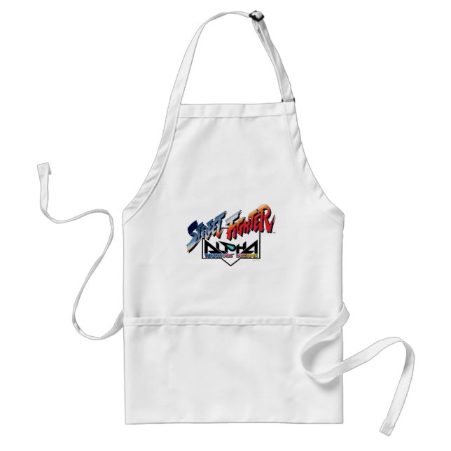 Street Fighter Alpha Logo Standard Apron (Front)