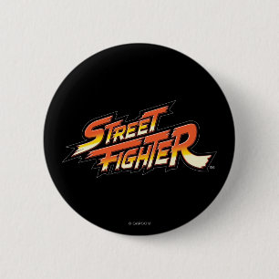Street Fighter Brand Logo 2 Inch Round Button