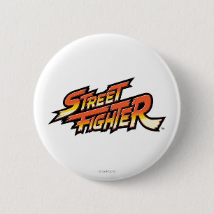 Street Fighter Brand Logo 2 Inch Round Button