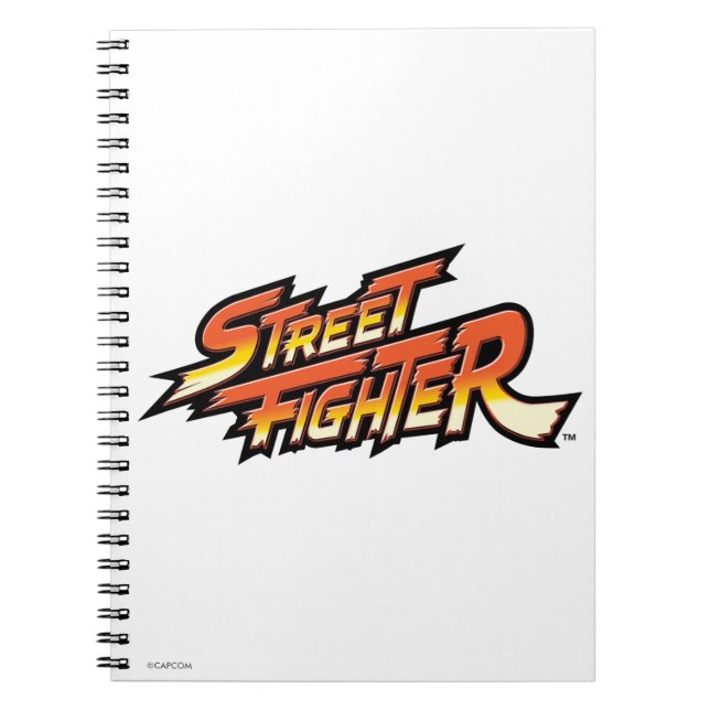 Street Fighter Brand Logo Notebook (Front)