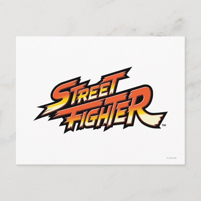 Street Fighter Brand Logo Postcard (Front)