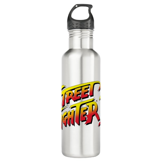 Street Fighter II Logo 710 Ml Water Bottle (Front)