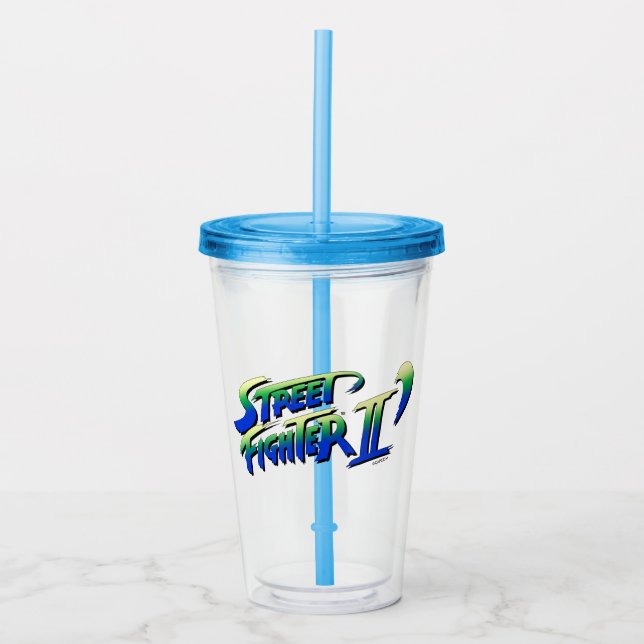 Street Fighter II' Logo Acrylic Tumbler (Front)