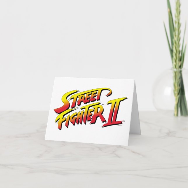 Street Fighter II Logo Card (Front)