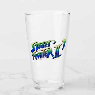 Street Fighter II' Logo Glass