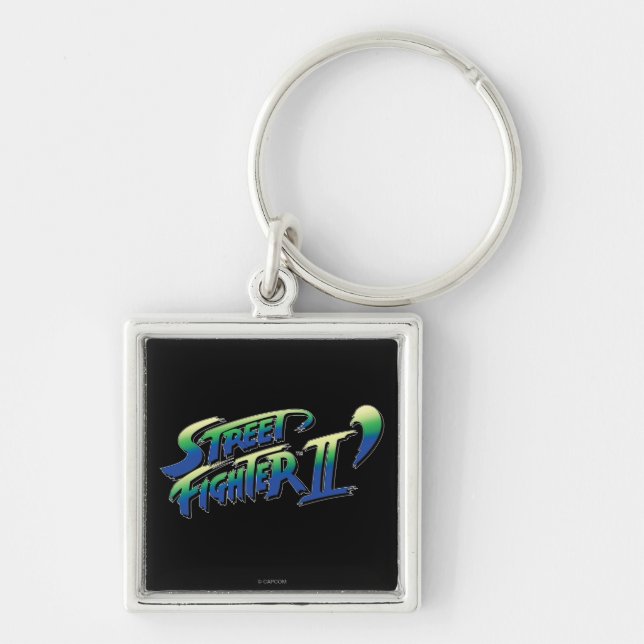 Street Fighter II' Logo Keychain (Front)