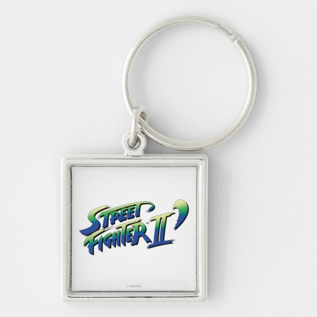 Street Fighter II' Logo Keychain (Front)