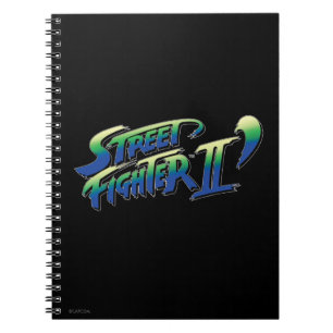 Street Fighter II' Logo Notebook