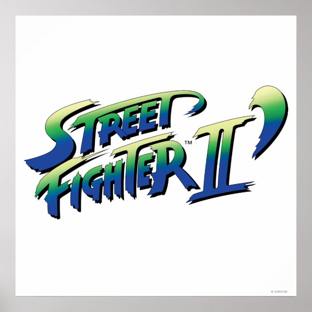 Street Fighter II' Logo Poster (Front)