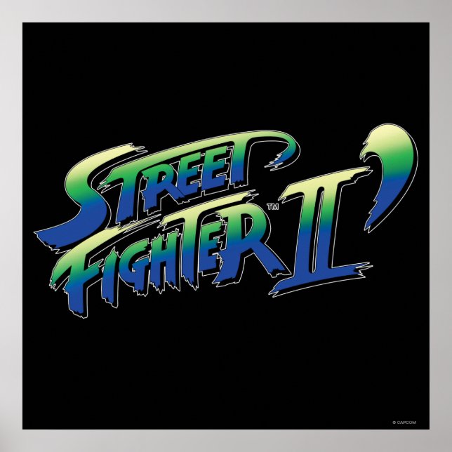 Street Fighter II' Logo Poster (Front)