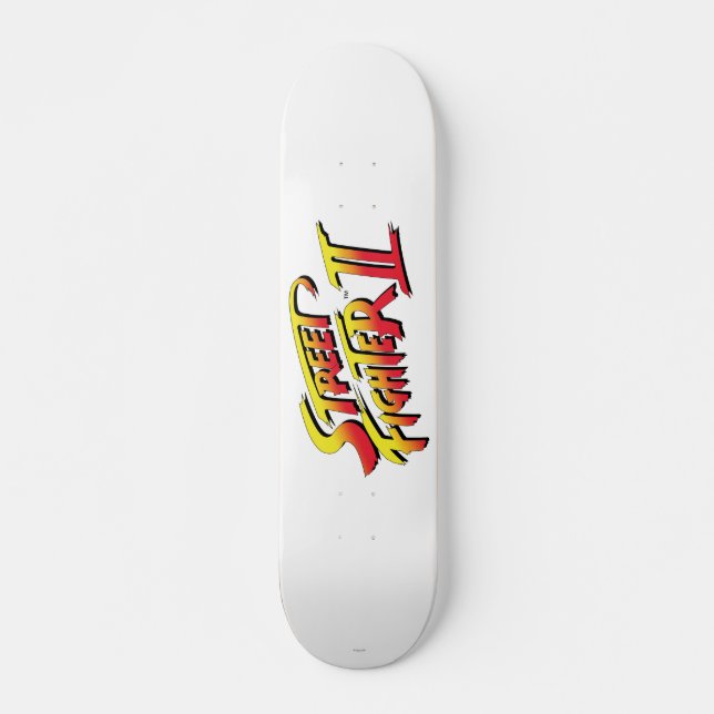 Street Fighter II Logo Skateboard (Front)