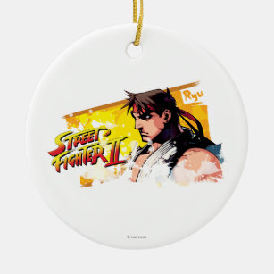 Street Fighter II Ryu Ceramic Ornament