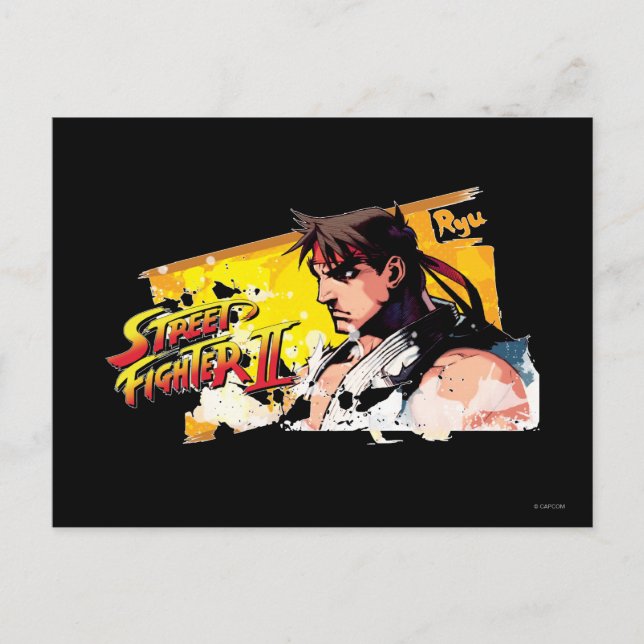 Street Fighter II Ryu Postcard (Front)