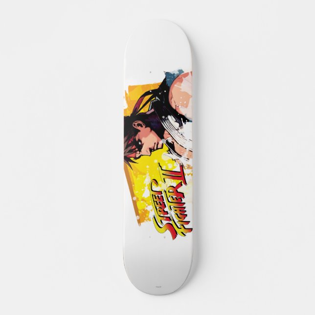 Street Fighter II Ryu Skateboard (Front)