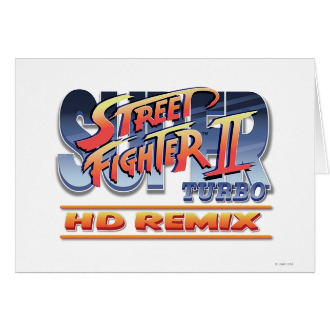 Street Fighter II Turbo HD remélangent le logo (Devant horizontal)