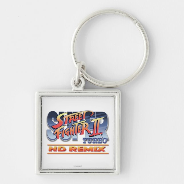 Street Fighter II Turbo HD Remix Logo Keychain (Front)