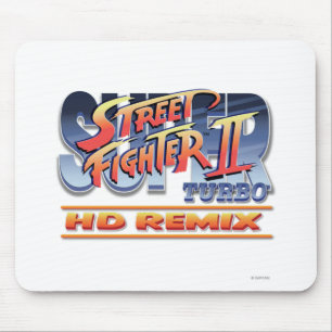 Street Fighter II Turbo HD Remix Logo Mouse Pad