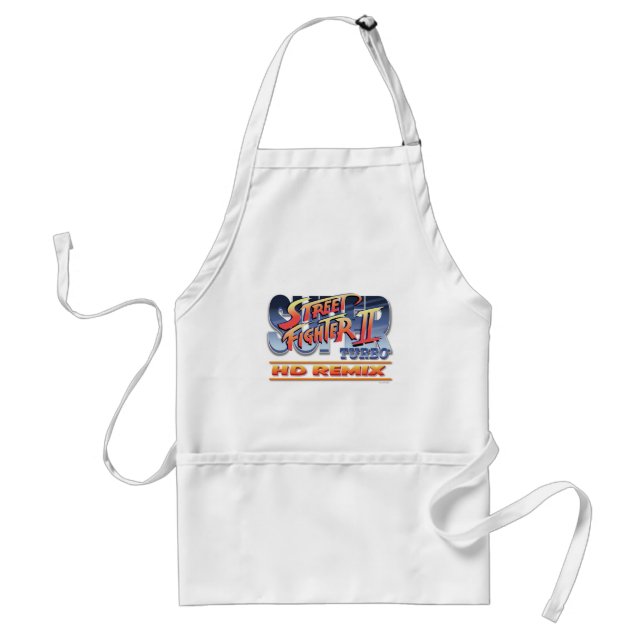 Street Fighter II Turbo HD Remix Logo Standard Apron (Front)