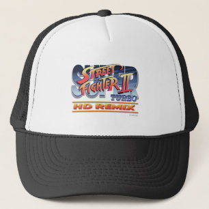 Street Fighter II Turbo HD Remix Logo Trucker Hat