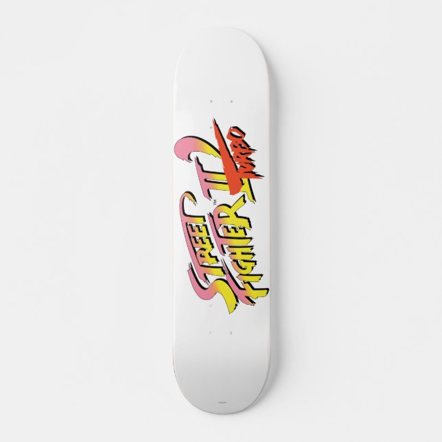 Street Fighter II' Turbo Logo Skateboard (Front)