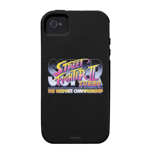Street Fighter II Turbo UC Logo 2 Case-Mate iPhone Case (Back)