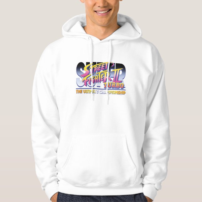Street Fighter II Turbo UC Logo 2 Hoodie (Front)