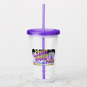 Street Fighter II Turbo UC Logo Acrylic Tumbler