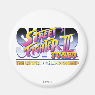 Street Fighter II Turbo UC Logo Magnet