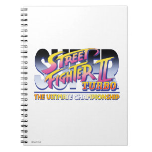 Street Fighter II Turbo UC Logo Notebook