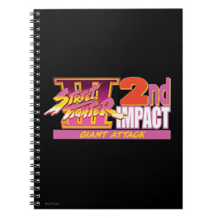 Street Fighter III 2nd Impact Logo 2 Notebook
