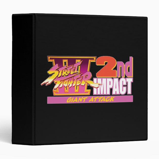 Street Fighter III 2nd Impact Logo Binder (Front/Spine)