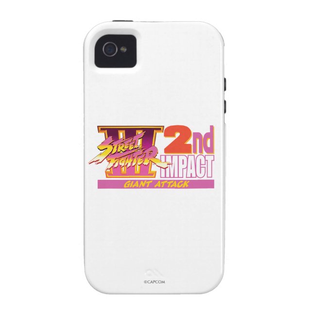 Street Fighter III 2nd Impact Logo Case-Mate iPhone Case (Back)
