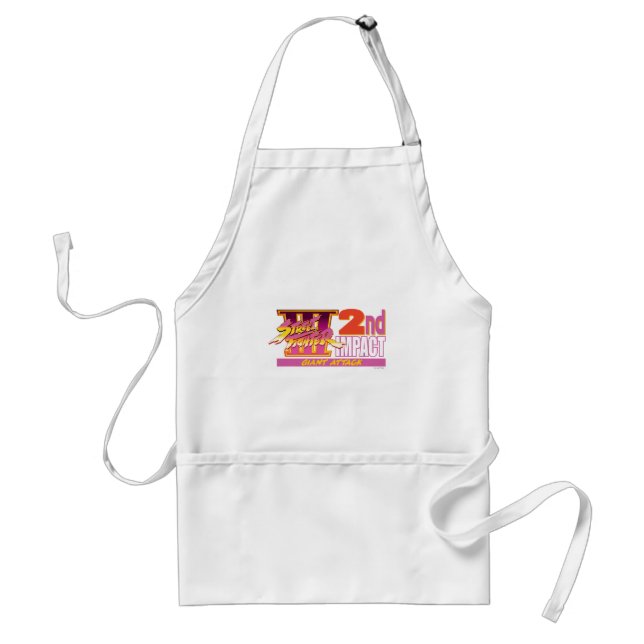 Street Fighter III 2nd Impact Logo Standard Apron (Front)