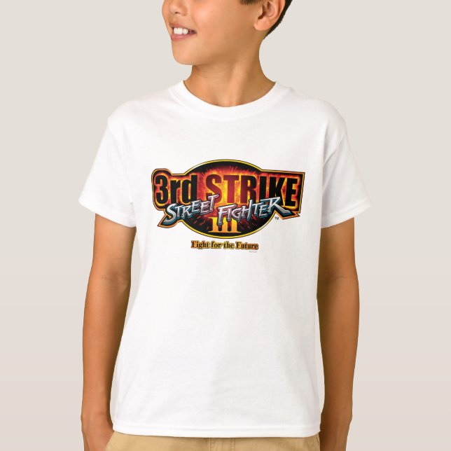 Street Fighter III 3rd Strike Logo 2 T-Shirt (Front)