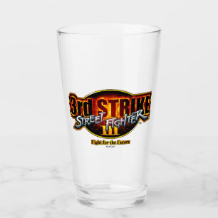 Street Fighter III 3rd Strike Logo Glass