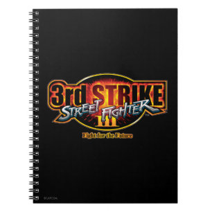 Street Fighter III 3rd Strike Logo Notebook