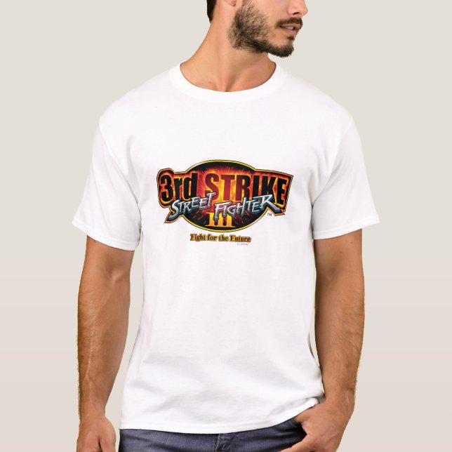 Street Fighter III 3rd Strike Logo T-Shirt (Front)