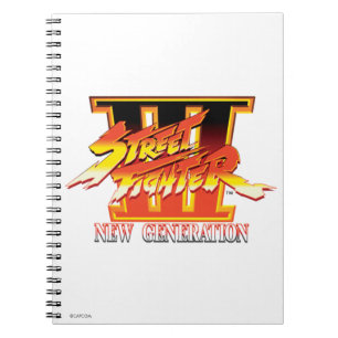 Street Fighter III New Generation Logo 2 Notebook