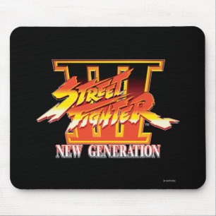 Street Fighter III New Generation Logo Mouse Pad