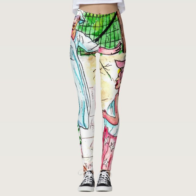 Street Games In The City - Hop Scotch Leggings (Front)