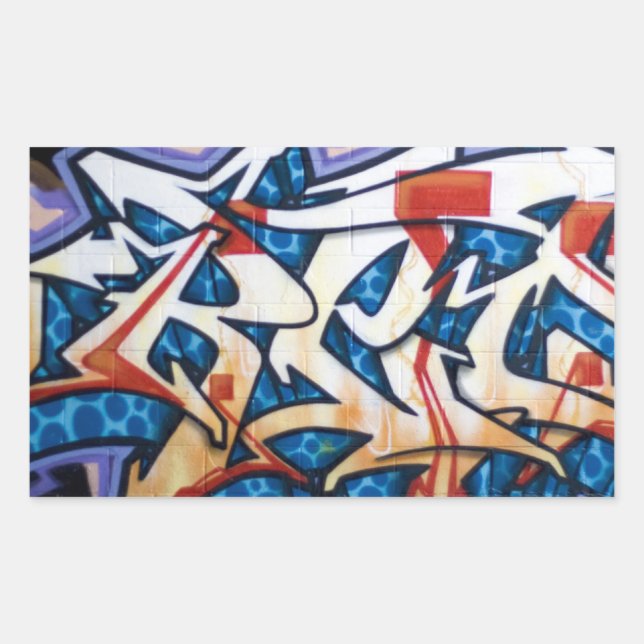 Street Graffiti Art Sticker (Front)