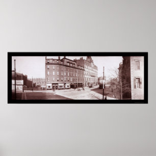 Street Hotel Boston, MA Photo 1903 Poster