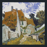 Street in Auvers-sur-Oise by Vincent van Gogh      Faux Canvas Print<br><div class="desc">A beautiful print of "Street in Auvers-sur-Oise" painted in 1890 by Vincent van Gogh (1853-1890).</div>