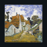 Street in Auvers-sur-Oise by Vincent van Gogh      Magnet<br><div class="desc">A beautiful print of "Street in Auvers-sur-Oise" painted in 1890 by Vincent van Gogh (1853-1890).</div>